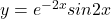 y = e^{-2x} sin2x